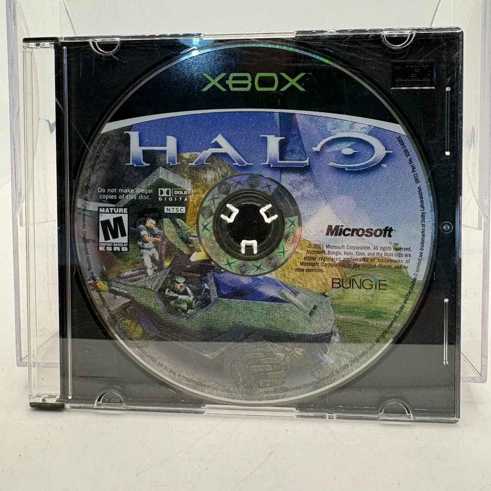 Halo Combat Evolved Microsoft Original Xbox Game Disc 2001 Bungie NTSC M Rated